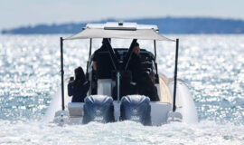 super rib 30 cabin boat rent split 8
