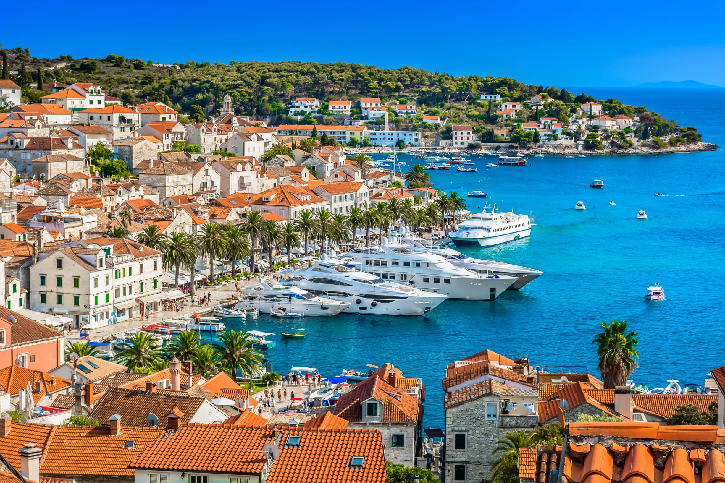 The town of Hvar – the pearl of the island of Hvar and the Mediterranean